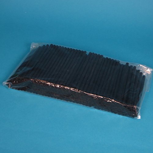 1000 Cocktail Longdrink Trinkhalme Cocktailhalme Longdrinkhalme schwarz kurz Ø8mm 15cm lang