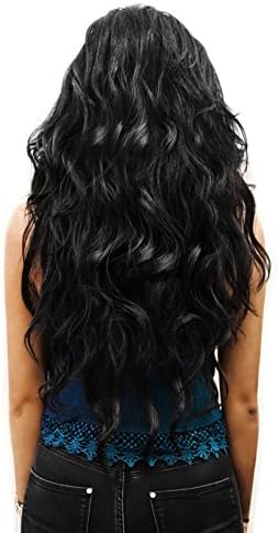 Clip in Extensions Hair Extension Set - 7 hair Pieces Curly Extensions Hair Extension 60 cm in the colour brown from the brand MyBeautyworld24