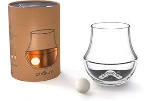 COOKUT - Le meilleur verre de dégustation du monde - Coffret verre à l'unité - Révélez la finesse, la richesse et la complexité de vos alcools de caractère