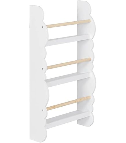 TIMENIL Cloud Wandregal 3er Set - Weiße Wolkenregale Für Kinderzimmer & Deko