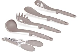 Berlinger Haus Taupe Collection BH-6335 Set of 5 Kitchen Utensils