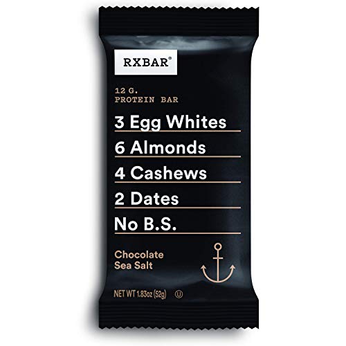 RXBAR - Sel de mer de chocolat de barre de protéine - 12 Barres