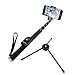 Produktbild PINPO (TM) Wasserdicht Erweiterbar Selfiestick Selbstporträt Foto Selfie Handheld-Stick Einbeinstativ Mit Universal-Adapter für Gopro Hero 1/2/3/3 + HD Schwarz