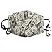 Produktbild Nicegift Masken Dollar Bill Modell Face Masks Breathable Dust Filter Mouth Cover Masks with Elastic Ear Loop