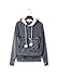 Produktbild Swallowuk Damen Hoodies Haustier Katze Hund Känguru Beutel Kapuzenpullover Pullover mit Tasche Langarm Sweatshirt Winter Herbst Tops (L, Dunkelgrau)
