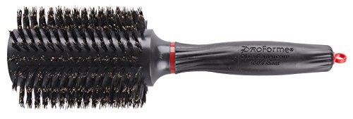 Olivia Garden Haar-Rundbürste Pro Forme 40, 40/75 mm mit reinen Wildschweinborsten