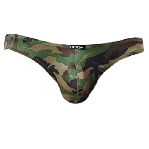 CockCon Army Green Mens Cotton Thong (CockConArmyThongM_Green_Medium) RS.360 (49.00% Off) - Amazon