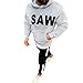 Produktbild Kapuzenpullover Herren Wildleder Pullover für Herren, Holeider Basic Hoodie Langarm Kapuzen-Sweatshirt für Männer Brief gedruckt Casual Warm Streetwear Kapuzensweater Mantel