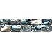 Produktbild Charming Beads Paket 4 x Regenbogen Abalone Muschel 13 x 18mm Flach Rechteck Perlen GS1335-5
