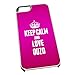 Produktbild Weiß für iPhone 5/5S, 1334 Pink Keep Calm und Love Ouzo