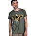 Produktbild Zelda - Triforce Logo Herren T-Shirt - Grün - Größe X-Large