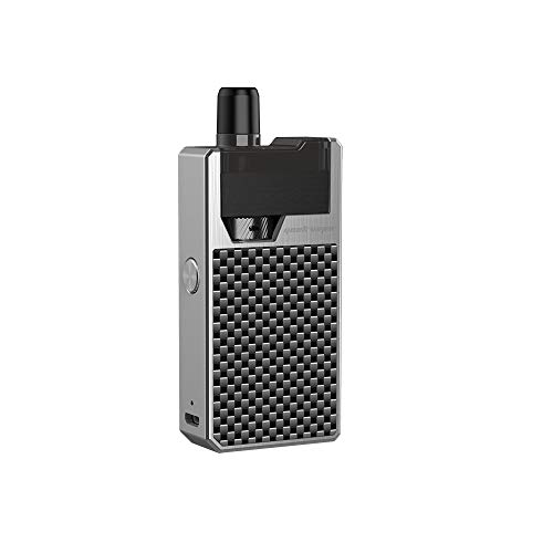 GeekVape Frenzy Pod Kit sigaretta elettronica avanzata con batteria integrata 950mAh e chipset Smart AS Micro, senza nicotina senza liquido (Silver & Carbon Fiber)