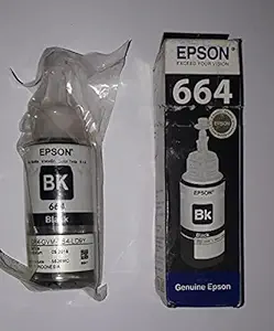 Epson 6641 Black Ink Bottle - 70 ml