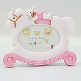 Giftgarden 5×8 Bilderrahmen in Pferdsform für Babyfotos Dekorahmen rosa - 3