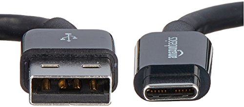 AmazonBasics USB Type C to USB A 2.0 Male Cable – 9 feet (2.7 Meters) – Farbe Schwarz - 2