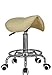 Massage Imperial® Istool Chrome Gas Lift Massage Stool Beauty Therapy Reiki Salon Swivel Manicure Tattloo Stools Chair Portable Massage Table - Cream A