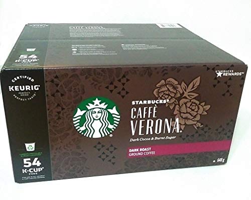 Starbucks Caffe Verona, Dark, K-Cup Portion Pack For Keurig K-Cup Brewers 54-Count