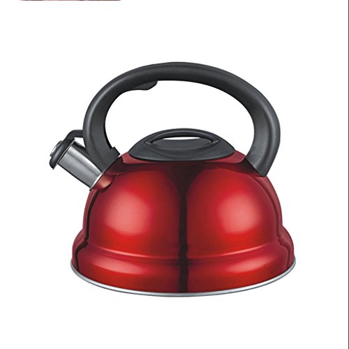 MDL Bouilloire lectrique rouge, domestique en acier inoxydable sifflet bouilloire