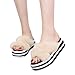 Produktbild Damen Schuhe,Malloom Mode Elegant Schuhe für Party, Freizeit Mode Frauen Schwamm Kuchen Kunstpelz Flip Flop Hausschuhe Offene Spitze Flache Schuhe Sandalesandaletten Lack Blockabsatz Glitzer