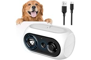 BUBBACARE Anti Bell Gerät Hunde, 3 Modi Antibell Ultraschall Gerät für Hunde, 50FT Automatisch Antibell für Hunde, Hundebell Stopper Anti Bell Innen Außenbereich, Anti-bell-mittel für Kleine Mittel Große Hunde