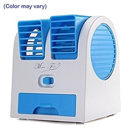 RFV7 Dual Bladeless Mini Air Conditioner Cooling Fragrance Fan Random Color RS.395 (86.00% Off) - Amazon