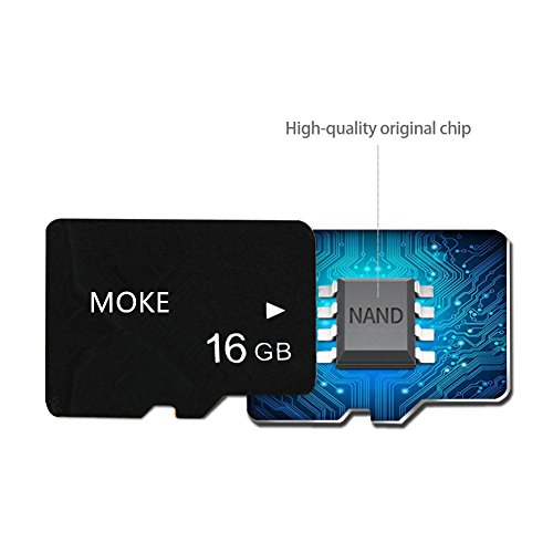 MOKE 4GB / 8GB / 16GB / 32GB / 64GB / Mikro-Sd TF Micro SD-TF-Speicherkarte mit SD Adapter(16GB) - 2