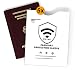 Produktbild RFID & NFC Schutzhüllen (5 Hüllen) für Reisepass, Ausweis - sowohl für den Deutschen Reisepass wie auch für alle EU Reisepässe - 100% Schutz Deiner Daten - RFID Blocker