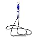 Produktbild SAM 'S Angeln magnetisch Net Release-Halterung mit 81,3 cm schwarz Bungee Kordel für Fliegenfischen blau 12 Pfund Pull