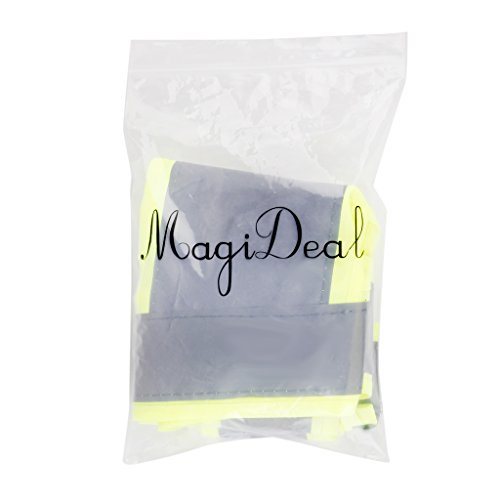 Magideal Hohe Sichtbarkeit Warnweste Grauen Reflektierenden Streifen Fluoreszierend - 2