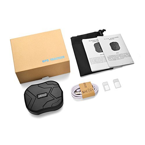 Juneo TKSTAR 3 mesi standby in tempo reale antifurto GPS Tracker per veicolo con forte magnete Batteria 5000mah manuale in italiano