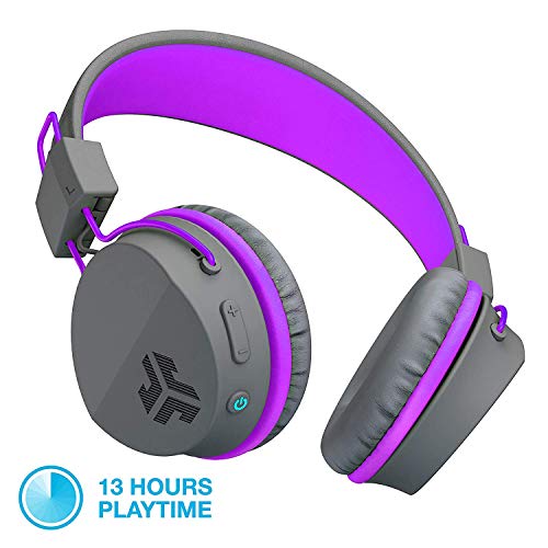 JLab Audio JBuddies Studio Casque Pliable sans Fil Bluetooth - Kid Friendly la Batterie de 13 Heures Bluetooth 4.1 âges 6-16