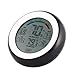 Produktbild LouiseEvel215 Runder LCD-Touchscreen Innentemperatur-Hygrometer Wetterstation Digitale Hintergrundbeleuchtung Touchscreen Stempeluhr-Thermometer