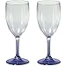 Produktbild Siehe Beschreibung PC-Rotweinglas AMATO klar/blau 400 ml 2 Stück Glas-Optik bruchfest - Camping Weinglas Polycarbonat Wasser Glöser Trink Glas Kunststoff