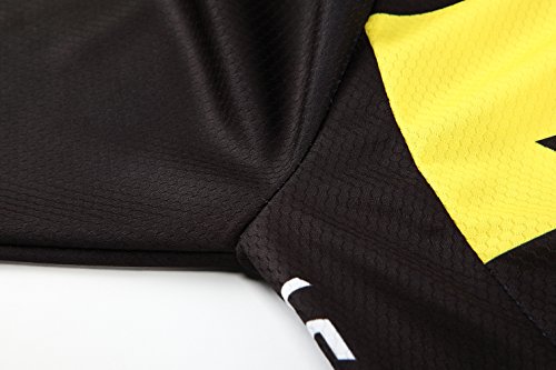 [Größe:S-5XL][option:Trägerhose,3D 2.8cm Sitzpolster] Fahrrad Trikot Langarm Radhose Radtrikot Fahrradbekleidung Herren Männer Hemd mit lange Ärmeln Set Cycling OutdoorTrikots Windjacke Neue - 4