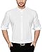 GlobalRang Solid Chinese Collar Casual Shirt For Men Stylish RS.549.00