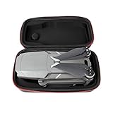 Material de cuero PU mate de alta calidad, aspecto hermoso y resistencia al desgaste, impermeable y a prueba de golpes para el dron DJI Mavic 2 Zoom / Pro.