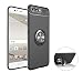 Produktbild Hülle Huawei P10 plus,Silikonhülle Huawei P10 plus,SaKuLa Neu Original Huawei P10 plus Handyhüllen mit Metall 360 Rotation Verstellbarer Ring Grip Halter Ständer Personalized Design Kompatibel mit Magnetischer Autohalterung,Ultradünnen Slim Fit Stoßdämpfung Silikon Stoßfänger Tasche Handytasche Etui Bumper Soft Flexible TPU Smartphone Schutzhülle Case Cover Handycover für Huawei P10 plus-Schwarz