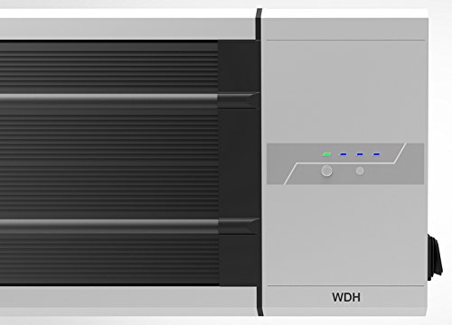 Aktobis Dunkelheizstrahler, Schwarzstrahler, Terrassenstrahler, Balkonheizer WDH-180DS (2.400 Watt) *OHNE Lichterzeugung - 4