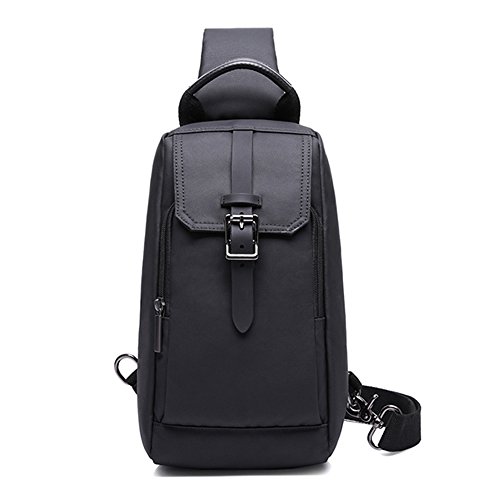 Preisvergleich Produktbild Crossbody Canvas Brusttasche Für Männer Frauen Leichte Wandern Reiserucksack Daypack