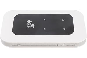 WiFi Hotspot, Portable WiFi Mobile Hotspot Device, Plug and Play Connect Up To 10 Devices, 2100mAh Battery, with SIM Ca