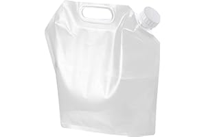 GHEART Bolsa de Agua Plegable, Bidón de Agua Plegable, 3L Recipiente de Agua Plegable, Bidón de Agua Plegable Portátil, para Senderismo Camping Picnic Travel BBQ, 1pc