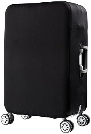 Windwelle Elastic Suitcase Cover Travel Bag Luggage Protection Cover Trolley Case (L: 26-28”, Black)