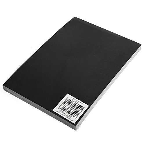 Fotokarton, Bastelkarton schwarz, 50 Blatt, DIN A4, hochwertige Qualität, 300 g/m² - 2