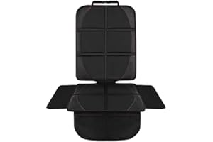 HONZUEN Thickened Car Seat Protector for Child Seats, Universal Car Seat Cover, Seat Protector Compatible with ISOFIX, Non-Slip Easy Cleaning Child Seat Pad with Side Protection