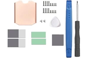 ARVALOLET Cobre SSD Refrigeración Disipador de calor Antioxidante Enfriador de calor Radiador Consola de juegos Accesorios para Steam Deck M.2 2230 SSD