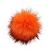 Produktbild iCerber DIY Pompon Kunstfell Faux Kunstpelz Pom Pom Ball Kunstfellbommel für Stricken Hüte Zubehör Bommelmütze Schlüsselanhänger Bommel mit Anstecknadel Pelzbommel Fellbommel Pompon