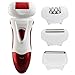 Schwartz Surker Dry Cordless Epilator hair removal device with 4 Extra Attachments + Face cleansing Brush -13 Months warranty