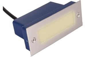 DAMASTOREITALIA Universo Faretto Led Da Incasso Per Esterno ed interno Segnapasso 2.5W luce per scale sentieri IP65 220V (Luce naturale 4000K)