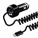 Produktbild Auto USB Ladegrät - Micro USB Zigarettenanzünder Auto - KFZ Ladekabel - USB Port Universal - LED Anzeige - Olixar Car Charger Schwarz