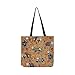 Produktbild Calavera Sugar Skull Schwarz Leinwand Tote Handtasche Umhängetasche Crossbody Taschen Geldbörsen Für Männer Und Frauen Einkaufstasche